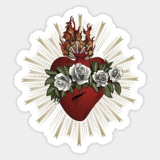 Immaculate Heart of Virgin Mary Sticker